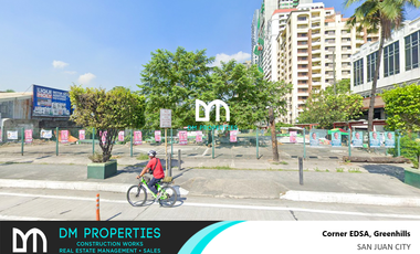 For Lease/Rent: Prime Commercial Property in corner EDSA, Brgy. Greenhills, San Juan City