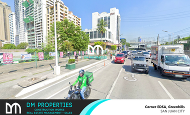 For Lease/Rent: Prime Commercial Property in corner EDSA, Brgy. Greenhills, San Juan City