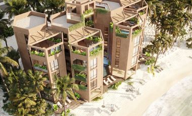 DEPARTAENTO EN PREVENTA EN SAN CRISANTO, YUCATÁN A PIE DE MAR