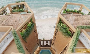 DEPARTAENTO EN PREVENTA EN SAN CRISANTO, YUCATÁN A PIE DE MAR