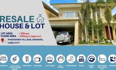 House & Lot for Sale, Inside Panorama Village, Banawa, Cebu City