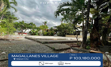 Magallanes Village | Rare 350 sqm Residential Lot for sale in Makati City