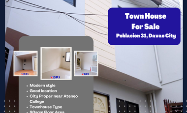 House for Sale in Downtown of Davao City, Townhouse in City Proper of Davao City