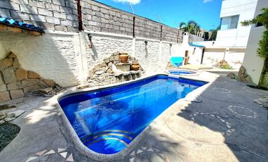 CASA AMOBLADA CON PISCINA EN VENTA SECTOR BARBASQUILLO CERCA A LA QUADRA MANTA