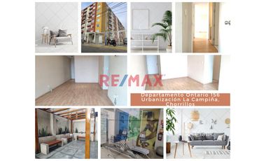 Departamento En Chorrillos 3 Dormitorios Y 2 Baños Con Areas De Amenidades Y Ascensor Moderno