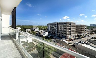 Penthouse amueblado en renta, Riva Condos, Cancún Quintana Roo.