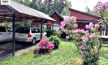 EN VENTA AMPLIA CASA CON CABAÑA Y GALPON EN PARCELA