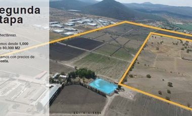 Terrenos en Parque Industrial en Venta en El Marqués Desde 1,000m2