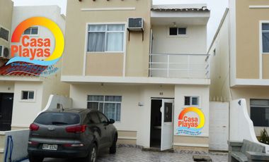 Casa Venta en Playas, Vía a Data Km 4.5, Ciudadela Cerrada, Salida Al Mar
