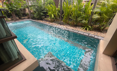 A beautiful single house 4 bedrooms 5 bathrooms for rent and for sale in Sukhumvit soi 67, Baan Sansiri Sukhumvit 67