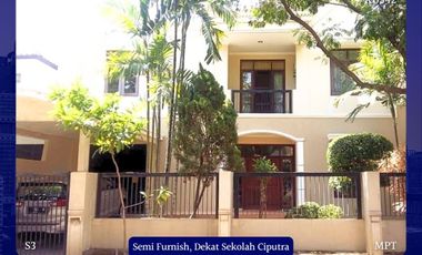 Rumah Citraland Puri Widya Kencana Sambikerep Semi Furnish 2 Lantai SHM Surabaya