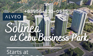 For Sale Cebu Condo Studio Unit in Solinea Tower 5, Cebu Business Park, 3 Cardinal Rosales Ave, Cebu City, Cebu