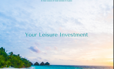 As low as 10,000 monthly  you own your leisure investment condo at Subic