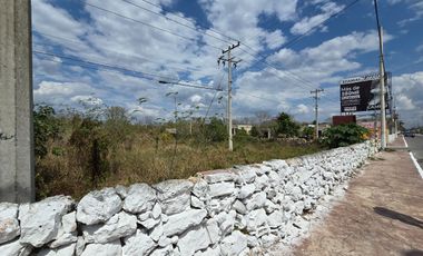 TERRENO EN ESQUINA EN LA ENTRADA DE IZAMAL
