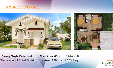 Pre-selling – 2 Bedroom Bungalow in Royal Palms Toledo