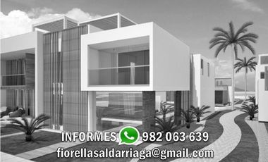 Ocasión Vendo Terreno VISTA AL MAR 300 m² en 2da Fila - en Asia Condominio Samoa Panamerica Sur KM99.5