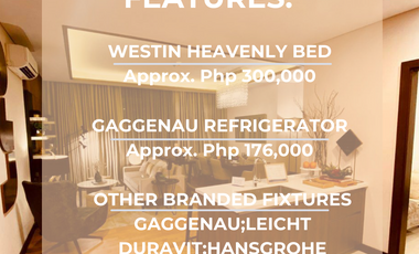 Luxury Condo in San Miguel Ave, Mandaluyong City THE RESIDENCES AT THE WESTIN MANILA SONATA PLACE