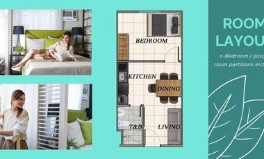 1 BR Condo in Bacoor - The Meridian COHO by Crown Asia