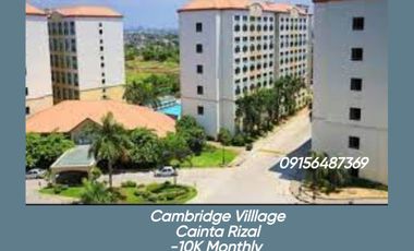 10K Monthly Rent To Own Condo in Cainta Rizal