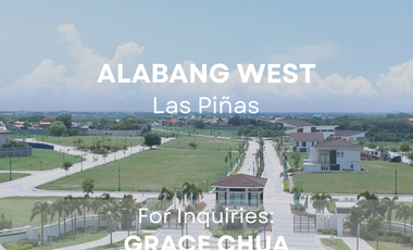 For Sale: Residential Lot in Alabang West, Las Piñas