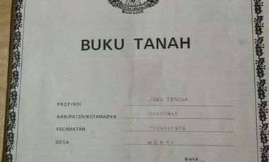 JUAL CEPAT RUMAH HITUNG TANAH DI JL. ADIPATI MERSI PURWOKERTO