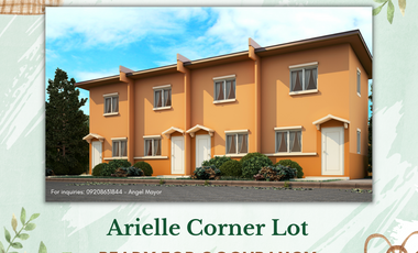 CORNER LOT RFO ARIELLE TOWNHOUSE MODEL UNIT IN CAMELLA | Ready for Occupancy, Ready for Move-in