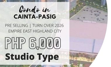 Condo in Pasig Elevated City for only 6K monthly 1-BR 30 sq.m