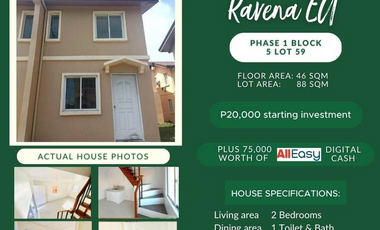 RAVENA MODEL READY FOR OCCUPANCY NEAR MAIN ENTRANCE | HOUSE AND LOT FOR SALE IN CAMELLA BACOLOD SOUT, BRGY. ALIJIS, BACOLOD CITY