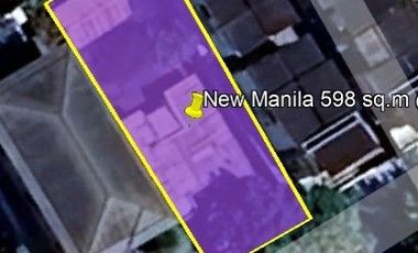 NEW MANILA QUEZON CITY RESIDENTIAL LOT @ 598 SQ.M