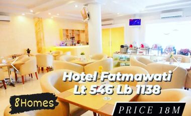 Butuh Cepat Hotel Fatmawati Luas 546 Kebayoran Baru Jaksel