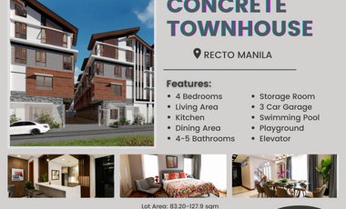 Your Dream Home is Here: New House and Lot for Sale in Quiapo Manila