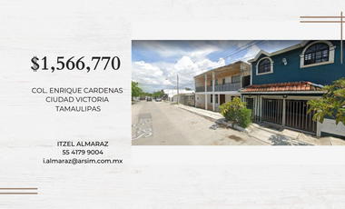 Casa en Venta en remate, Col. Enrique Cárdenas Ciudad Victoria Tamaulipas