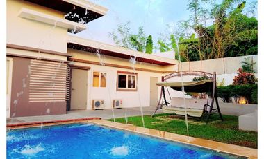 4 BEDROOMS MODERN HOUSE WITH SWIMMING POOL FOR SALE IN PORAC, PAMPANGA NEAR CLARK AIRPORT