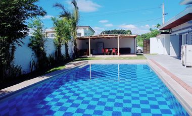 4 BEDROOMS MODERN HOUSE WITH SWIMMING POOL FOR SALE IN PORAC, PAMPANGA NEAR CLARK AIRPORT