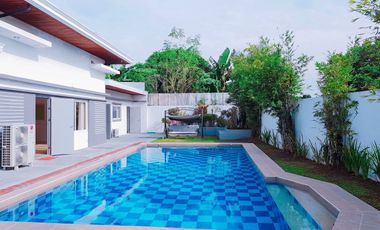 4 BEDROOMS MODERN HOUSE WITH SWIMMING POOL FOR SALE IN PORAC, PAMPANGA NEAR CLARK AIRPORT