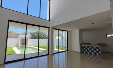 VENTA PRIVADA PRADERAS DEL MAYAB,  RESIDENCIA NUEVA DE 3 Y 4 RECÁMARAS