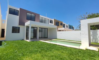 VENTA PRIVADA PRADERAS DEL MAYAB,  RESIDENCIA NUEVA DE 3 Y 4 RECÁMARAS