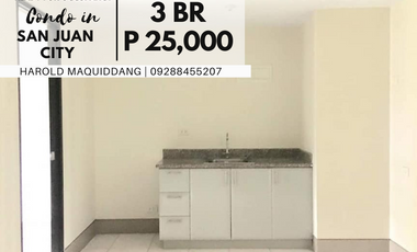 25K Monthly 3BR 60 sq.m For Sale | RFO Condo in San Juan New Manila