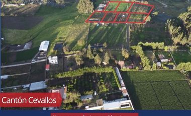 LOTES DE VENTA CANTON CEVALLOS 1900M TUNGURAHUA