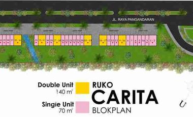 Ruko Carita Area Bisnis Terbesar Pangandaran