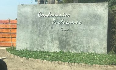 Venta de Terreno en condominio Fundo Pachacamac tercera etapa ocasion