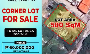 500 SqM Corner Lot in San Miguel Village For Sale