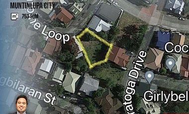 753 sqm Residential lot for Sale in  Alabang 400 Village