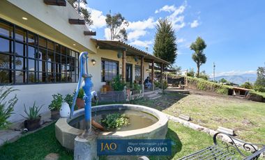 Finca en Venta con Vistas Panorámicas – Oyambarillo, Quito