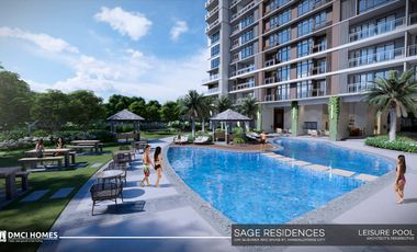 Sage Residences 2 Bedroom Pre Selling Condo in DM Guevara, Mandaluyong City Near California Garden Square, JRU, Rockwell Makati, Shaw Blvd, SM Megamall and Shangri-la Mall