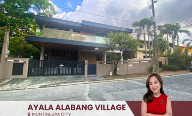 Brand New Ayala Alabang Village House For Sale 5BR