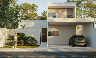 NUEVA CASA AMPLIA CON PISCINA EN PRIVADA DE CONKAL