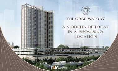 Preselling Elegant Studio, 1BR, 2BR, 3BR & Penthouse Units in THE OBSERVATORY, Mandaluyong City, Metro Manila