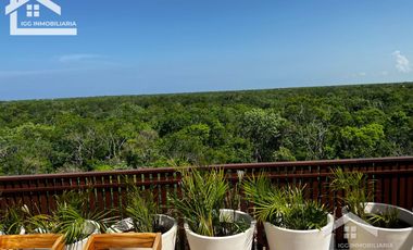 VENTA DE BONITO Y CONFORTABLE ESTUDIO PLUNGE POOL EN TULUM A 15 MINUTOS DE LA PLAYA