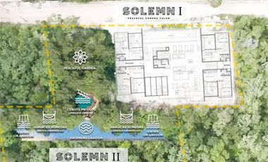 VENTA DE BONITO Y CONFORTABLE ESTUDIO PLUNGE POOL EN TULUM A 15 MINUTOS DE LA PLAYA